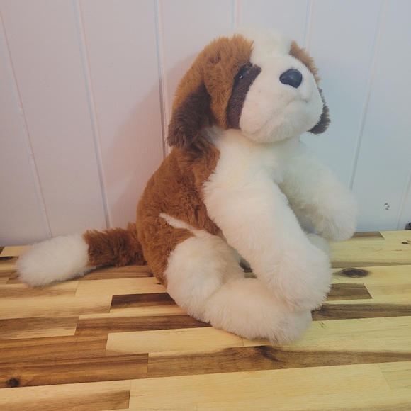 FAO Schwarz St Bernard Dog Plush 22 Inch Stuffed Animal Toy Collectible Plush - Picture 2 of 10